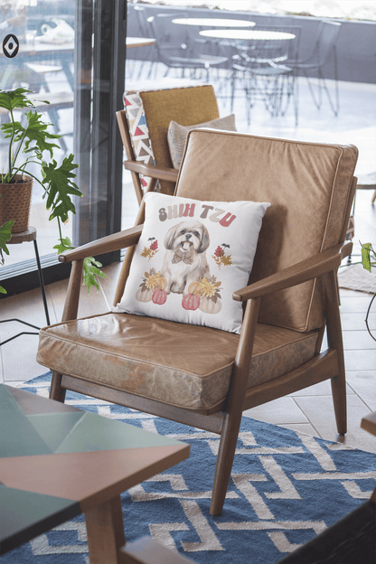 Shih Tzu In Fall Pillow - Shih Tzu Gifts