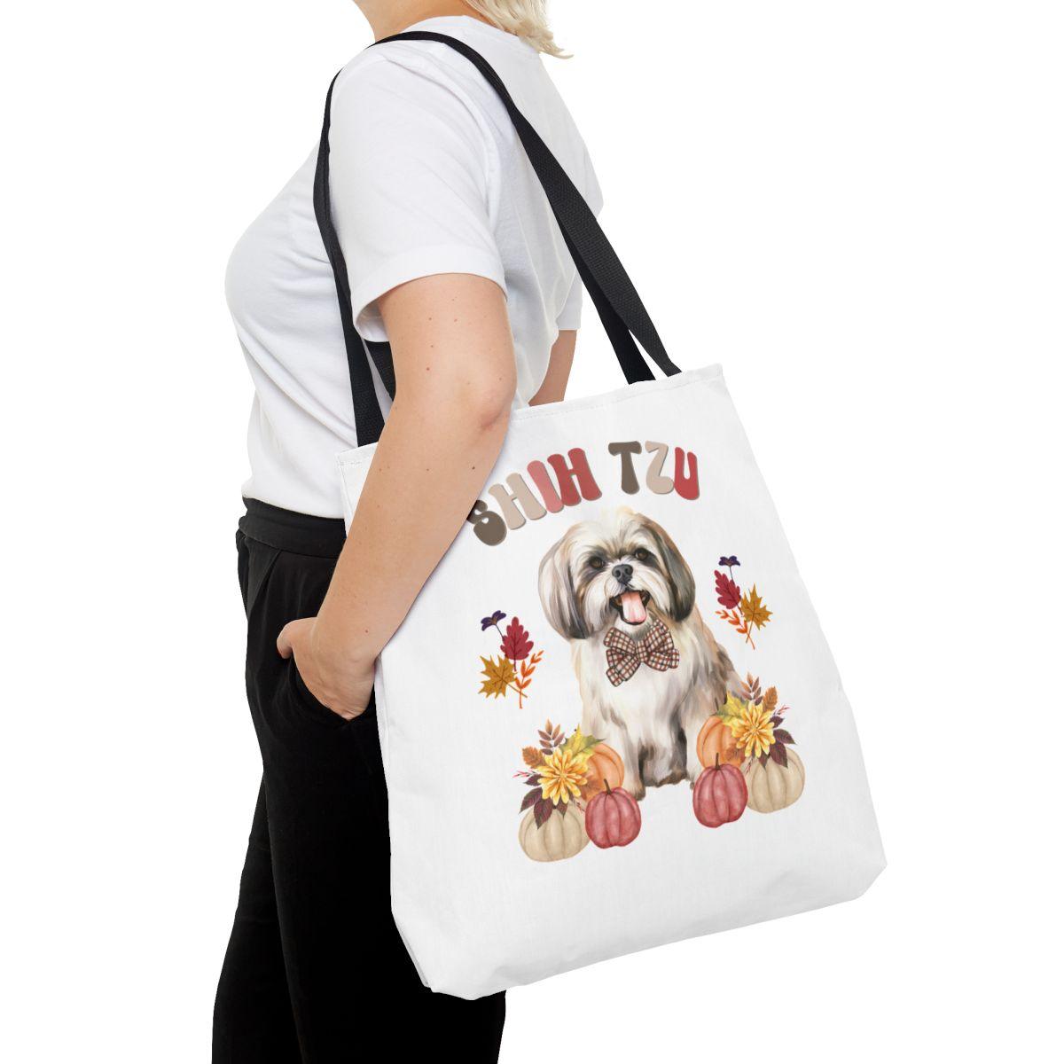 Shih Tzu In Fall Tote Bag - Shih Tzu Gifts