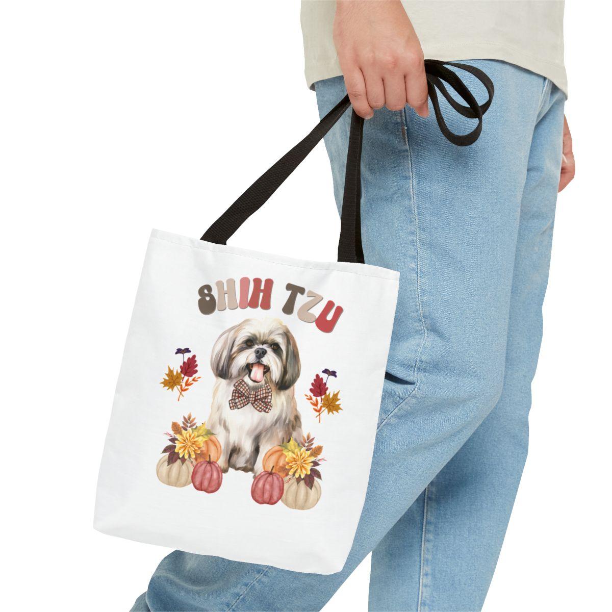 Shih Tzu In Fall Tote Bag - Shih Tzu Gifts