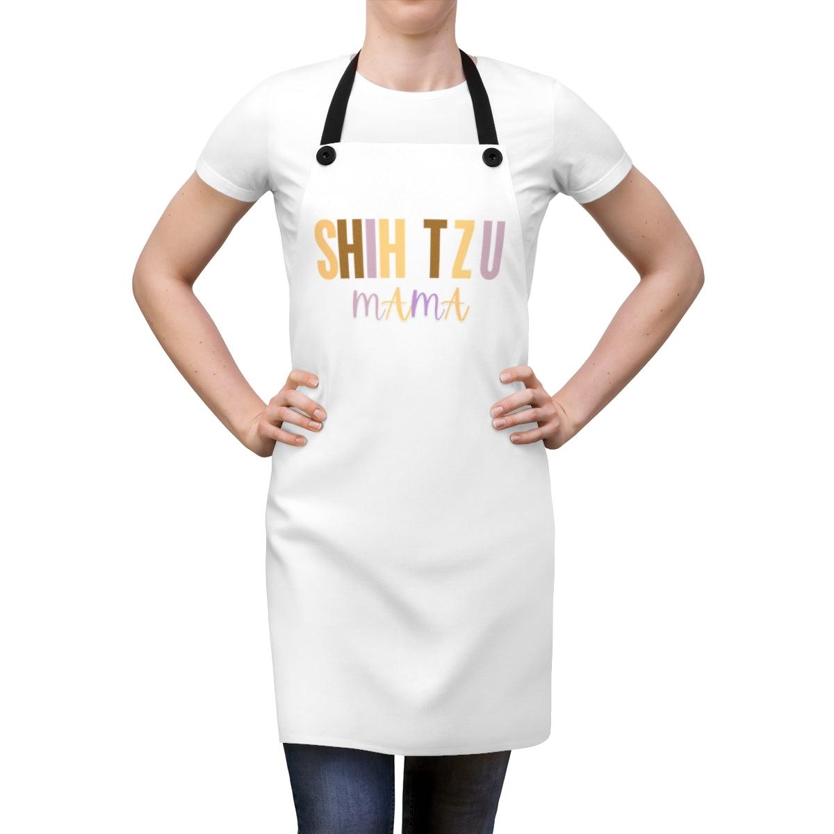 Shih Tzu Mama Words Apron - Shih Tzu Gifts