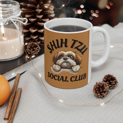 Shih Tzu Social Club Mug - Shih Tzu Gifts