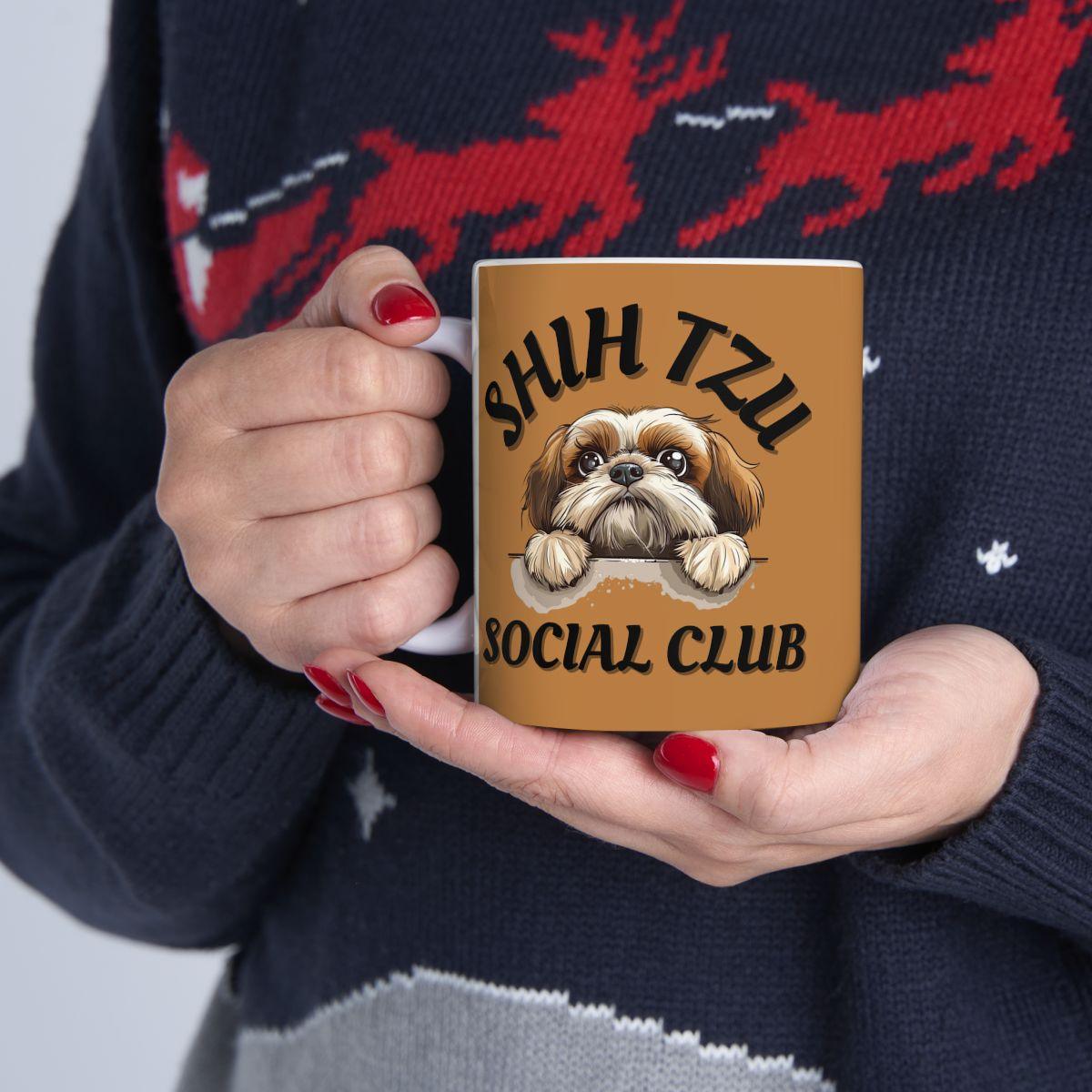 Shih Tzu Social Club Mug - Shih Tzu Gifts