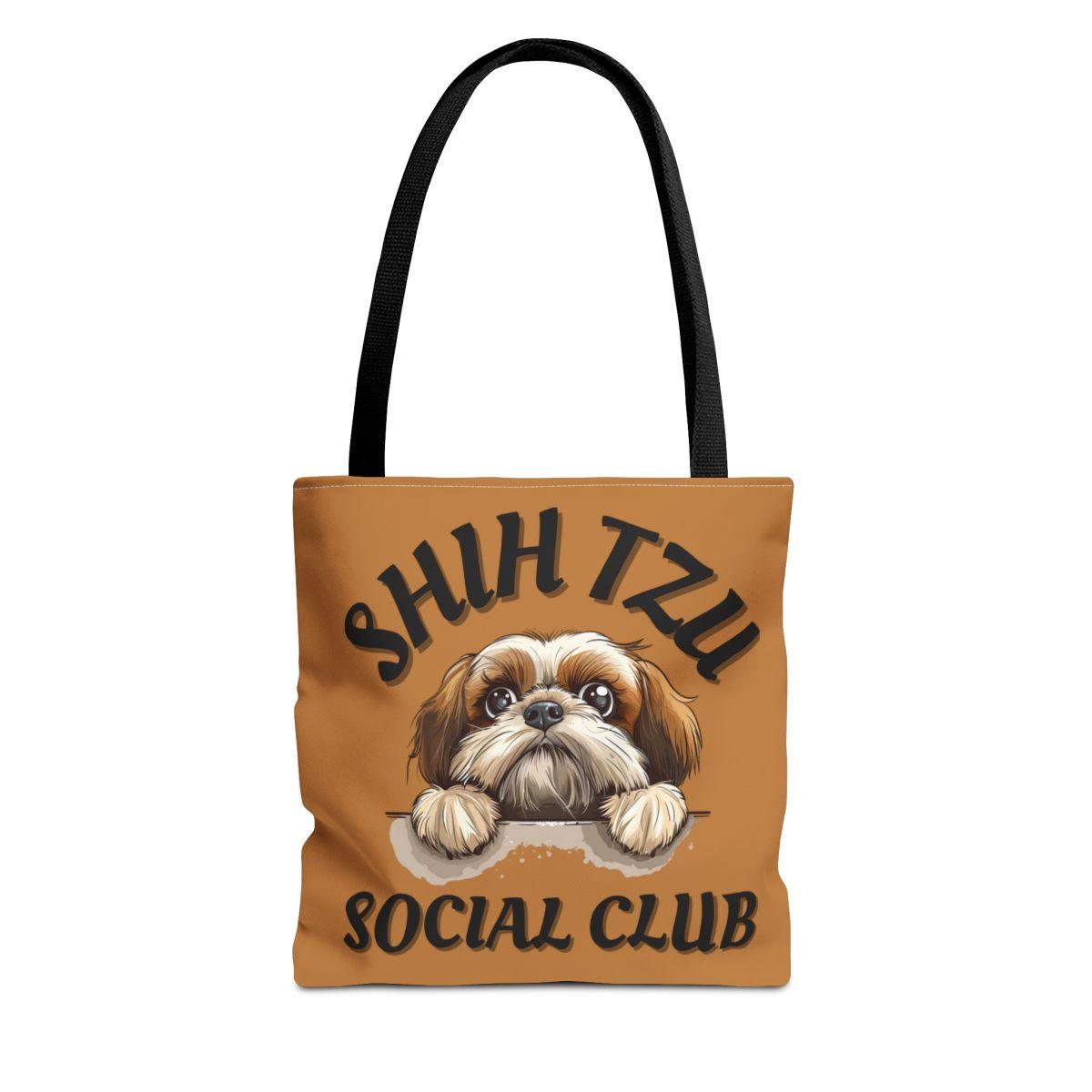 Shih Tzu Social Club Tote Bag - Shih Tzu Gifts