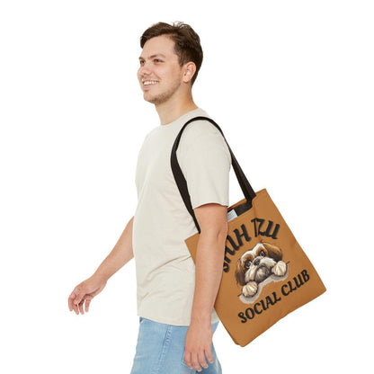 Shih Tzu Social Club Tote Bag - Shih Tzu Gifts