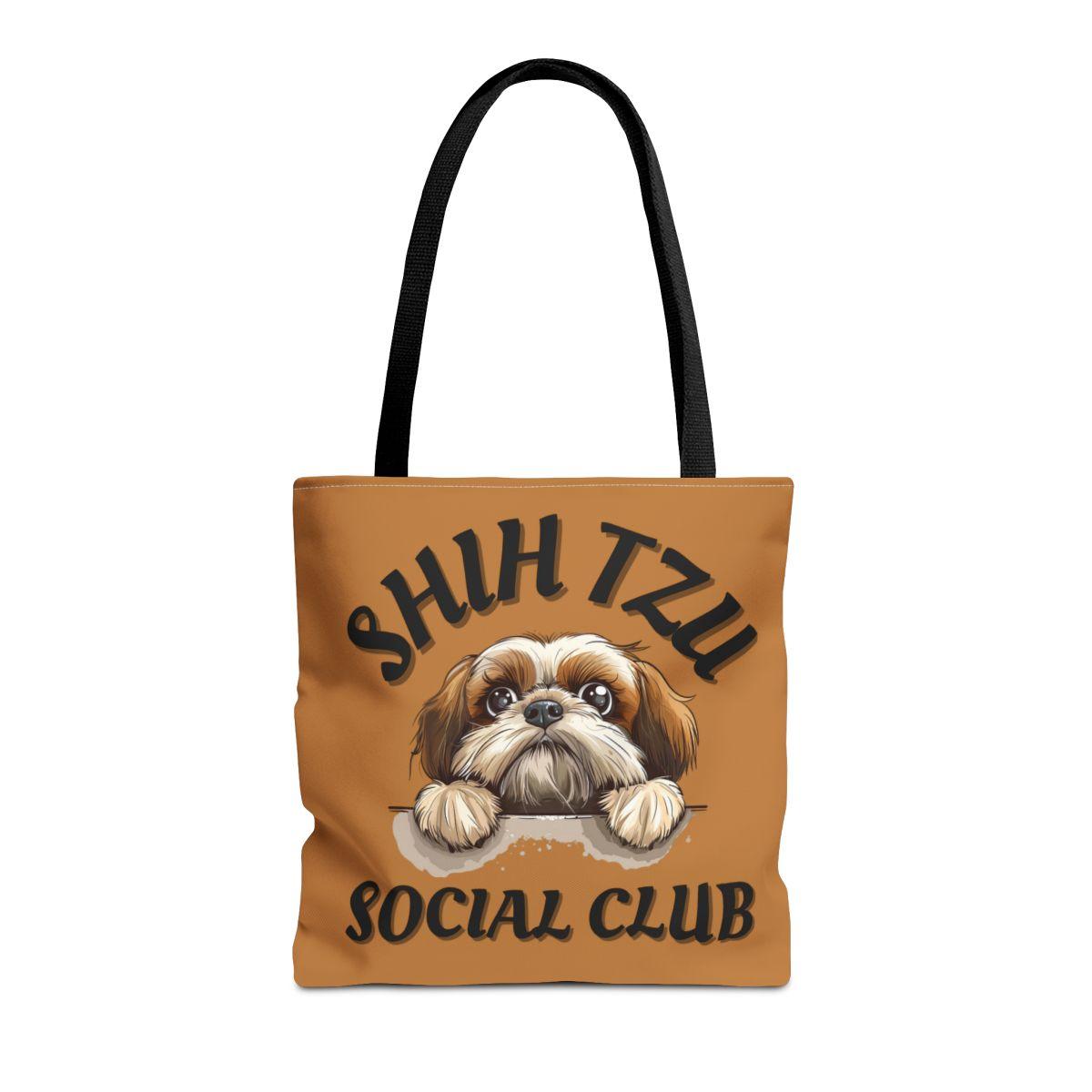 Shih Tzu Social Club Tote Bag - Shih Tzu Gifts