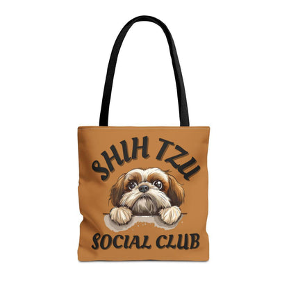 Shih Tzu Social Club Tote Bag - Shih Tzu Gifts