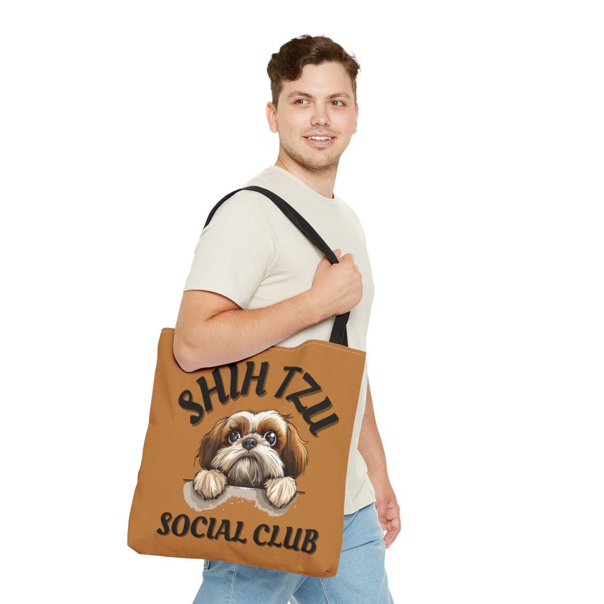 Shih Tzu Social Club Tote Bag - Shih Tzu Gifts