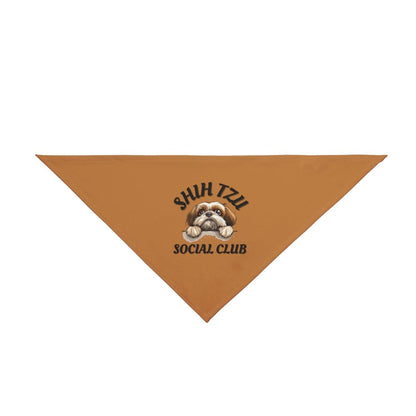 Shih Tzu Social Club Pet Bandana - Shih Tzu Gifts