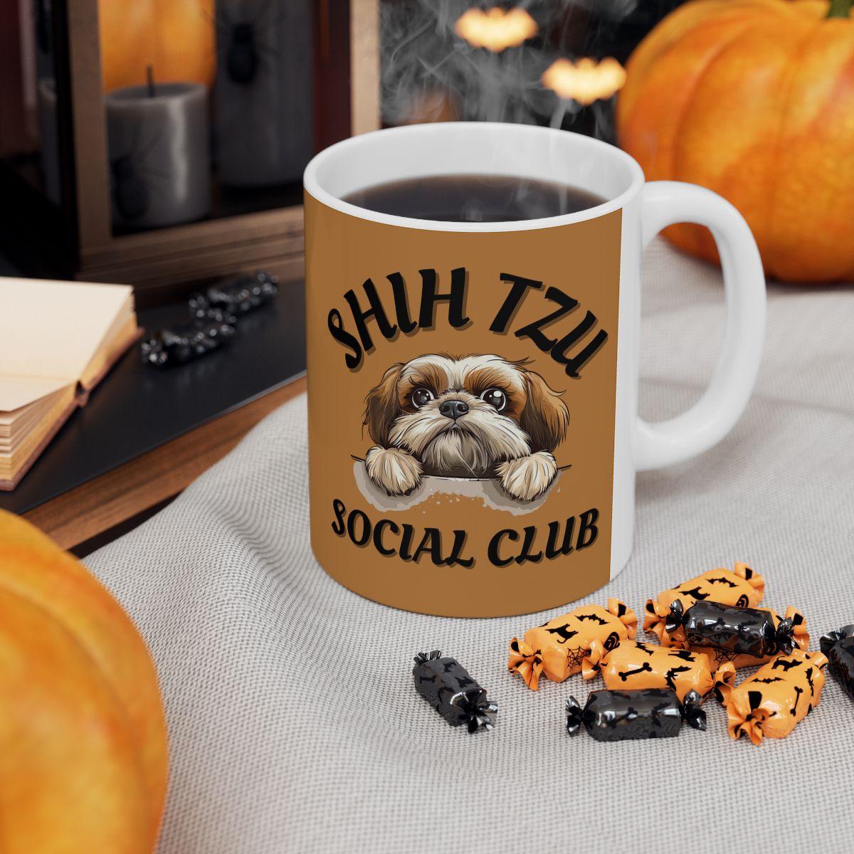 Shih Tzu Social Club Mug - Shih Tzu Gifts