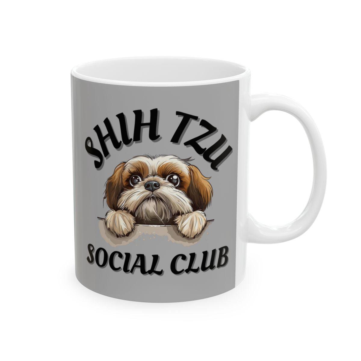 Shih Tzu Social Club Mug - Shih Tzu Gifts