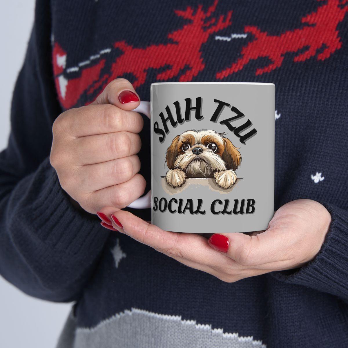 Shih Tzu Social Club Mug - Shih Tzu Gifts