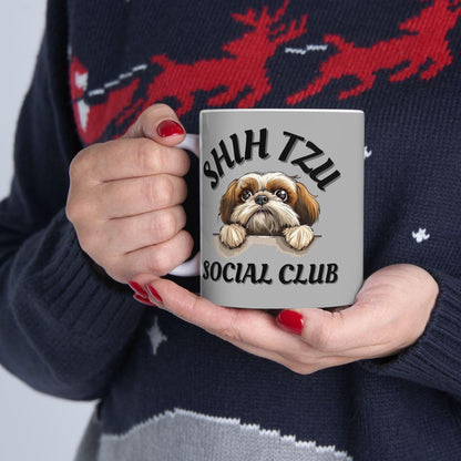 Shih Tzu Social Club Mug - Shih Tzu Gifts