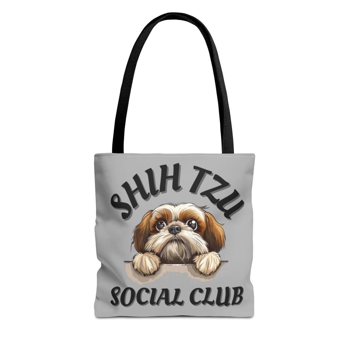 Shih Tzu Social Club Tote Bag - Shih Tzu Gifts