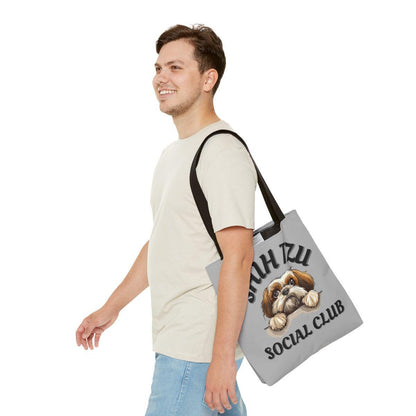 Shih Tzu Social Club Tote Bag - Shih Tzu Gifts