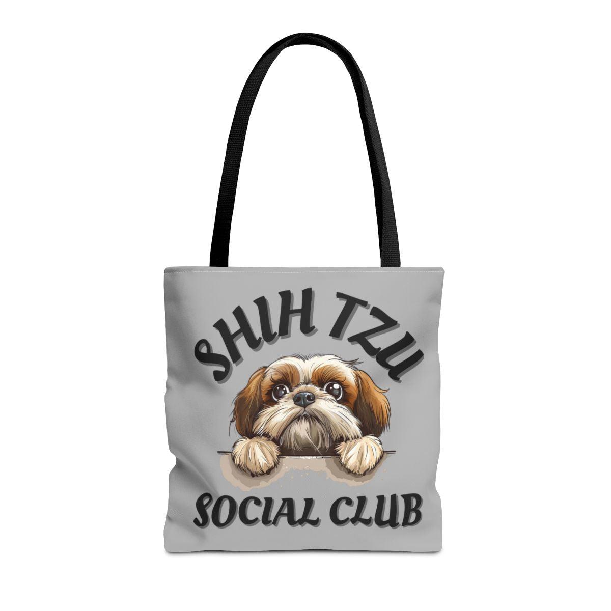 Shih Tzu Social Club Tote Bag - Shih Tzu Gifts