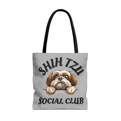 Shih Tzu Social Club Tote Bag - Shih Tzu Gifts