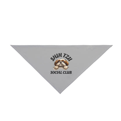 Shih Tzu Social Club Pet Bandana - Shih Tzu Gifts