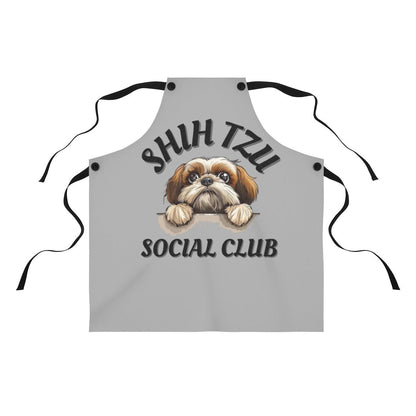 Shih Tzu Social Club Apron - Shih Tzu Gifts