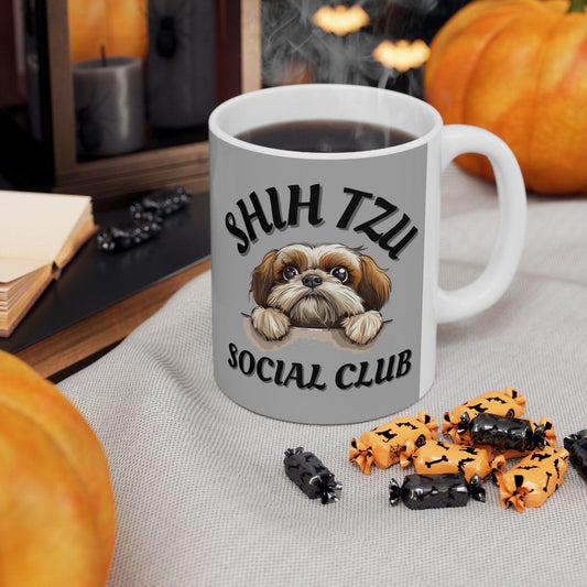 Shih Tzu Social Club Mug - Shih Tzu Gifts