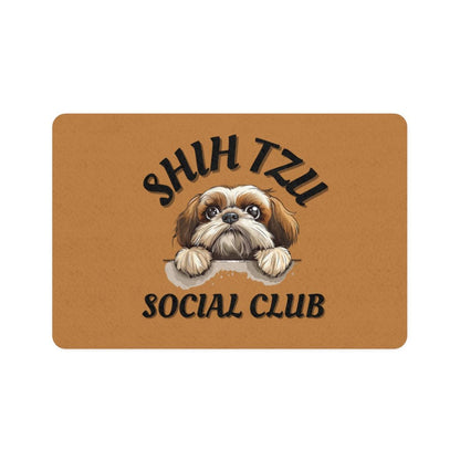 Shih Tzu Social Club Pet Food Mat - Shih Tzu Gifts