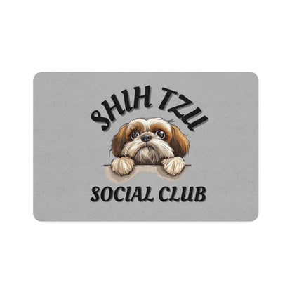 Shih Tzu Social Club Pet Food Mat - Shih Tzu Gifts