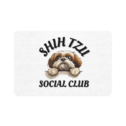 Shih Tzu Social Club Pet Food Mat - Shih Tzu Gifts