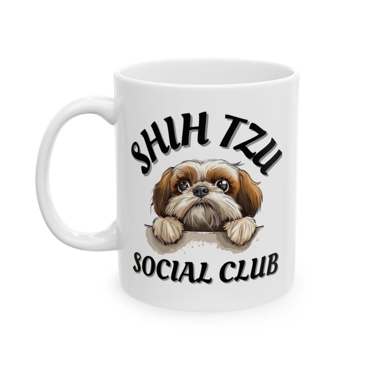 Shih Tzu Social Club Mug - Shih Tzu Gifts