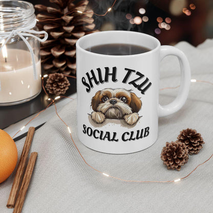 Shih Tzu Social Club Mug - Shih Tzu Gifts