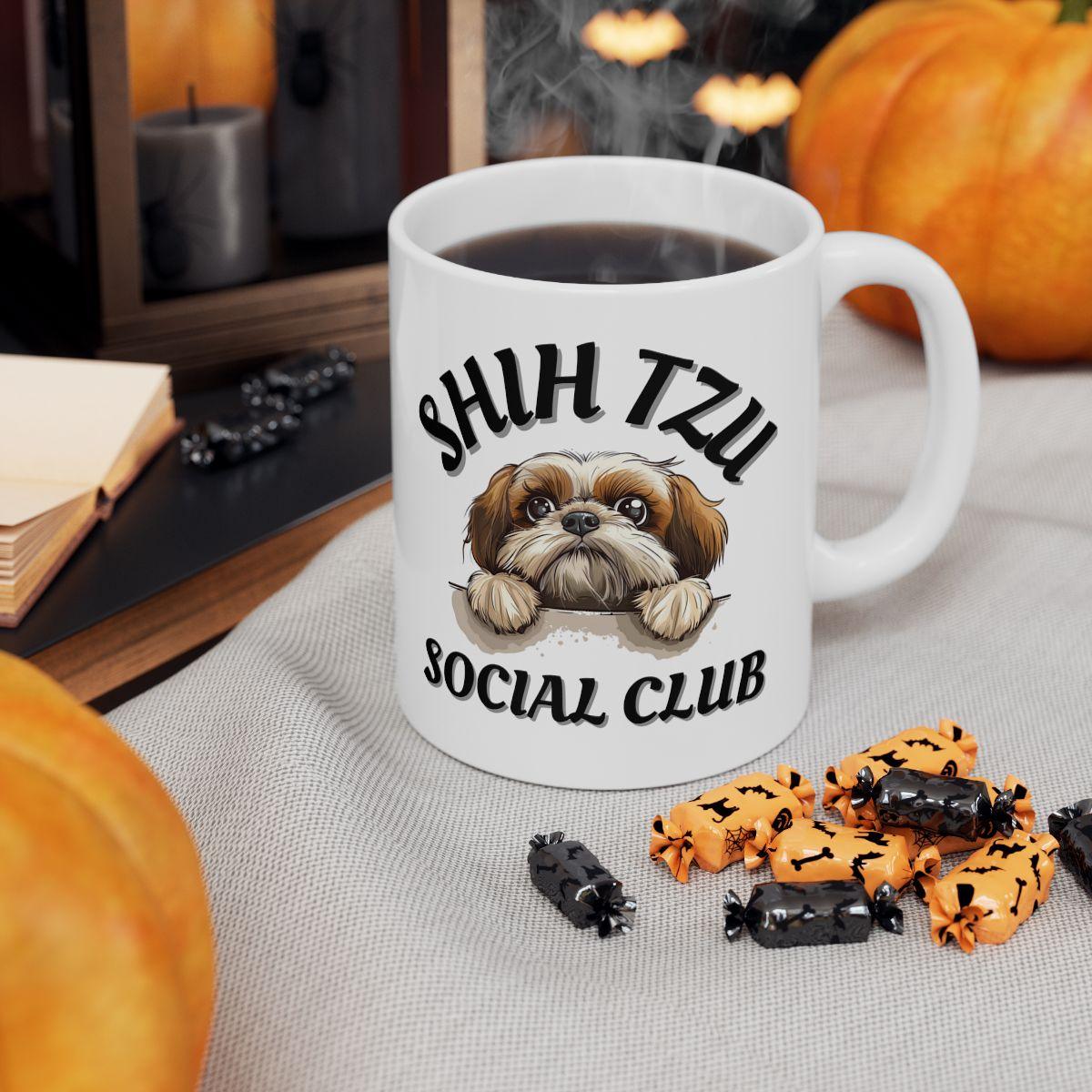 Shih Tzu Social Club Mug - Shih Tzu Gifts