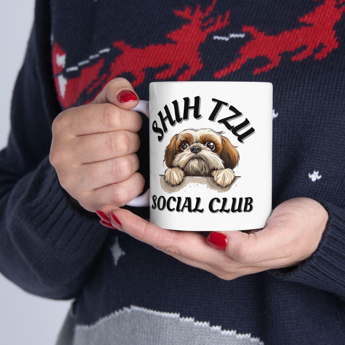 Shih Tzu Social Club Mug - Shih Tzu Gifts