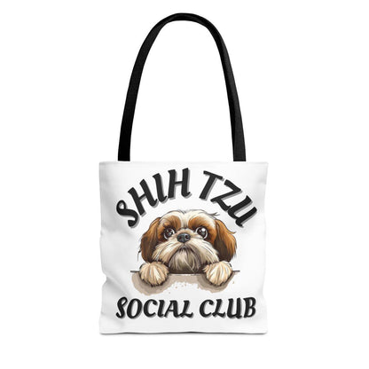 Shih Tzu Social Club Tote Bag - Shih Tzu Gifts