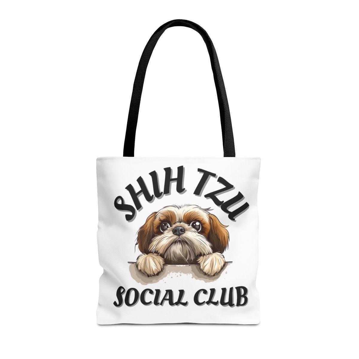 Shih Tzu Social Club Tote Bag - Shih Tzu Gifts