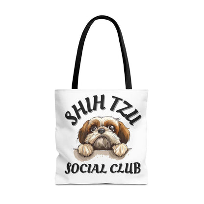 Shih Tzu Social Club Tote Bag - Shih Tzu Gifts