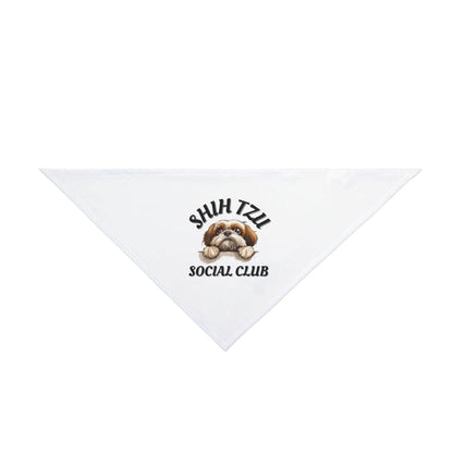 Shih Tzu Social Club Pet Bandana - Shih Tzu Gifts