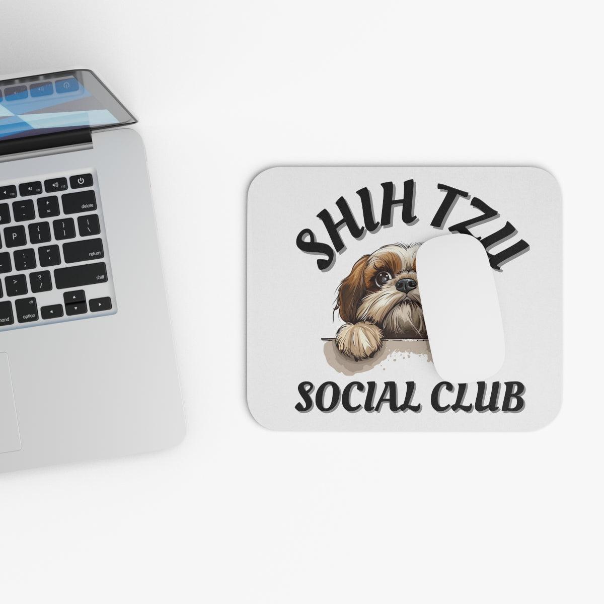 Shih Tzu Social Club Mouse Pad - Shih Tzu Gifts