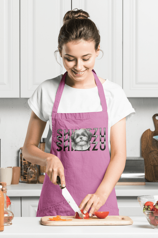 Shih Tzu Stack Apron - Cute Cooking Accessory for Shih Tzu Dog Lovers