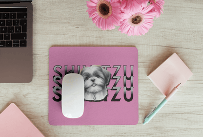 Shih Tzu Stack Mouse Pad – Cute & Functional Gift for Dog Lovers