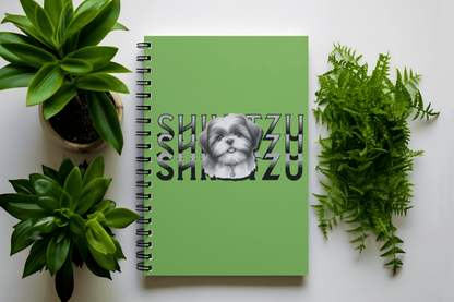 Shih Tzu Stack Spiral Notebook – Cute and Fun Gift for Dog Lovers