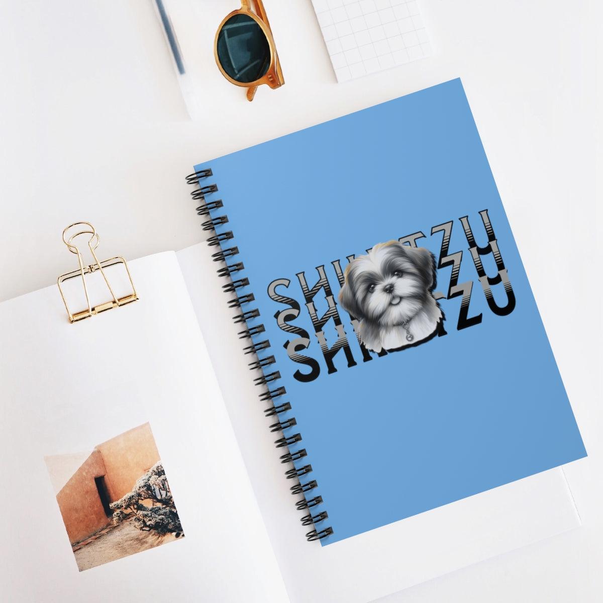 Shih Tzu Stack Spiral Notebook – Cute and Fun Gift for Dog Lovers