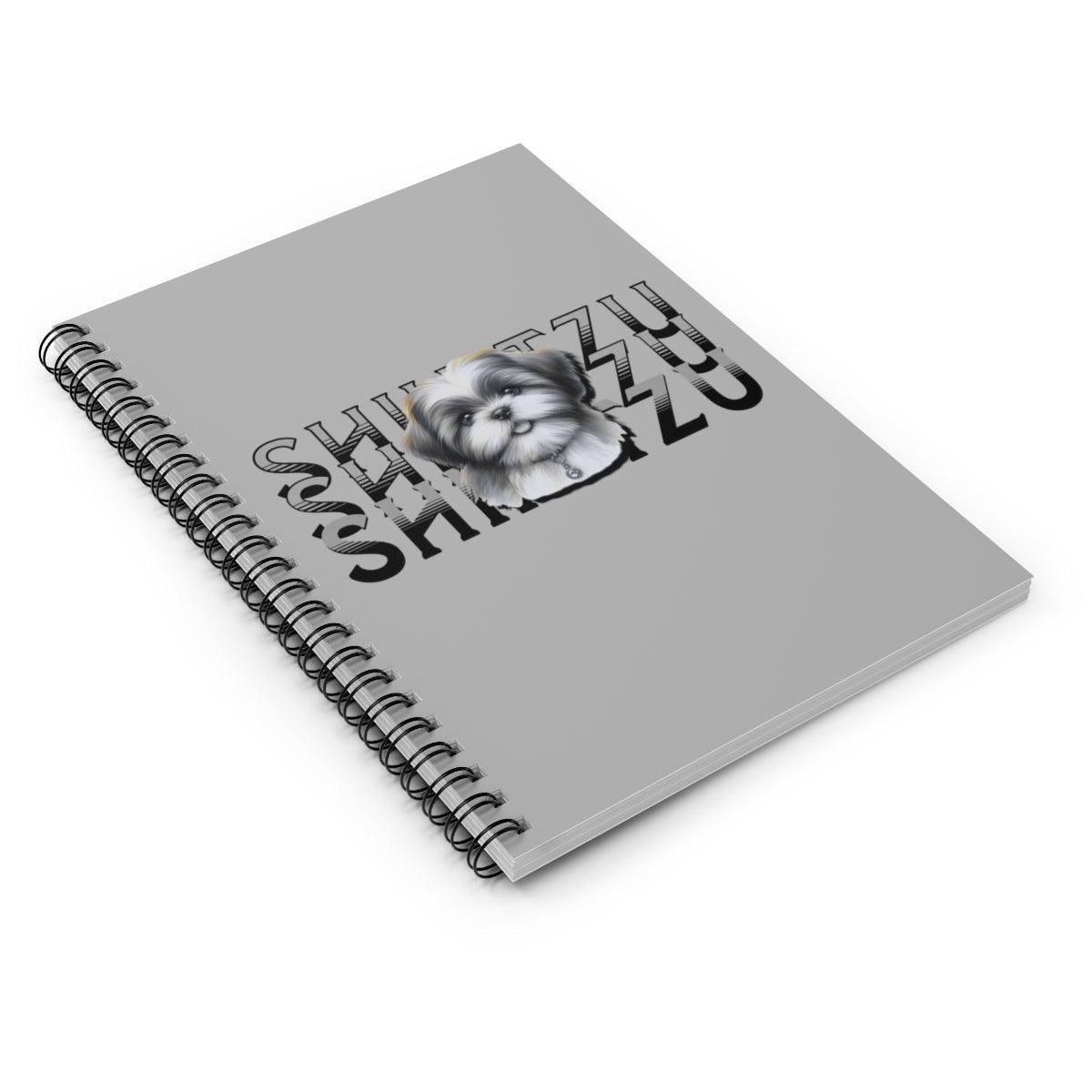 Shih Tzu Stack Spiral Notebook – Cute and Fun Gift for Dog Lovers