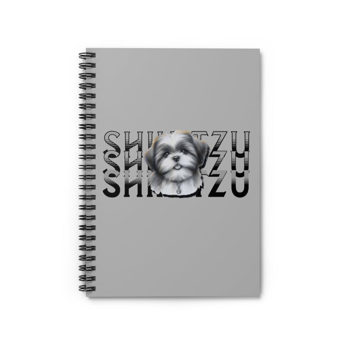 Shih Tzu Stack Spiral Notebook – Cute and Fun Gift for Dog Lovers