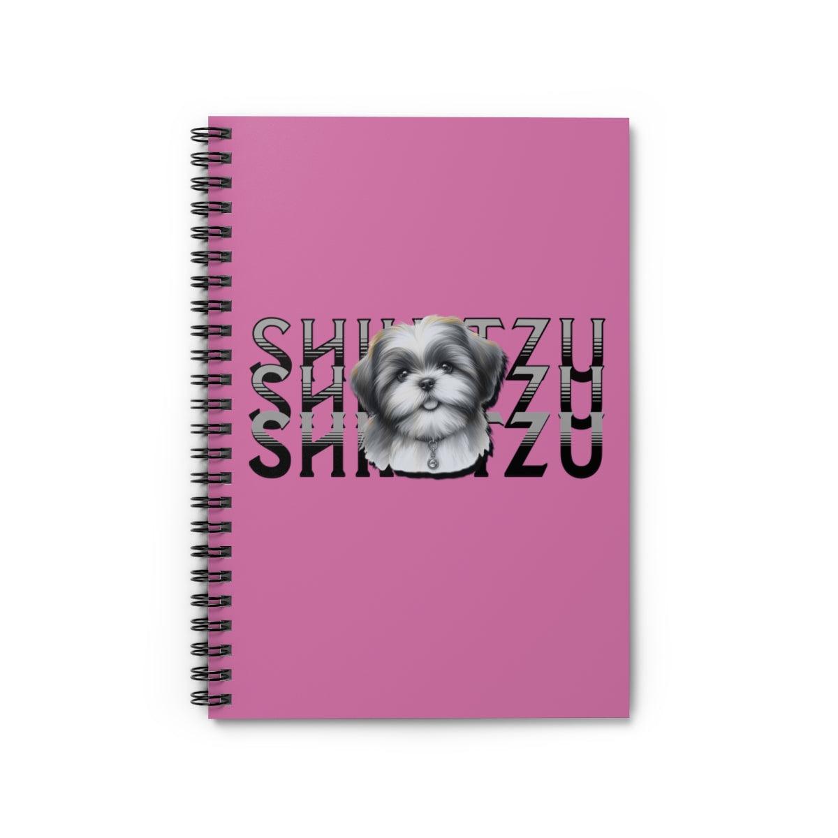 Shih Tzu Stack Spiral Notebook – Cute and Fun Gift for Dog Lovers