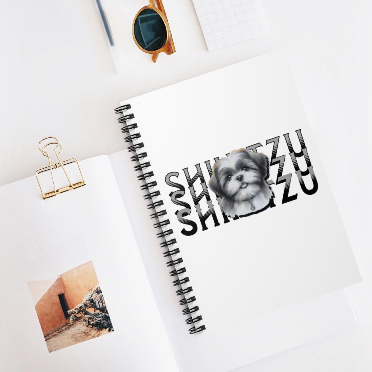 Shih Tzu Stack Spiral Notebook – Cute and Fun Gift for Dog Lovers