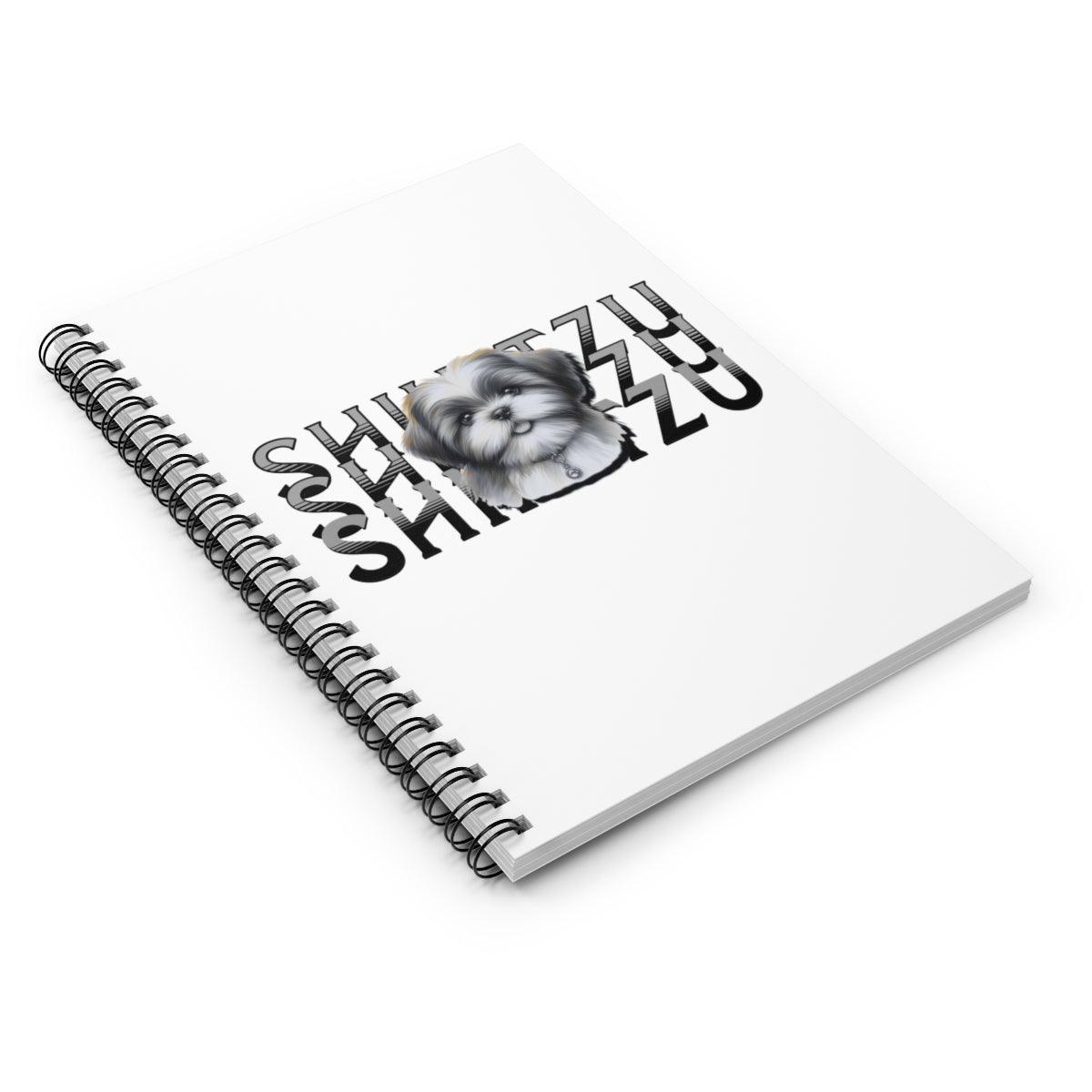 Shih Tzu Stack Spiral Notebook – Cute and Fun Gift for Dog Lovers