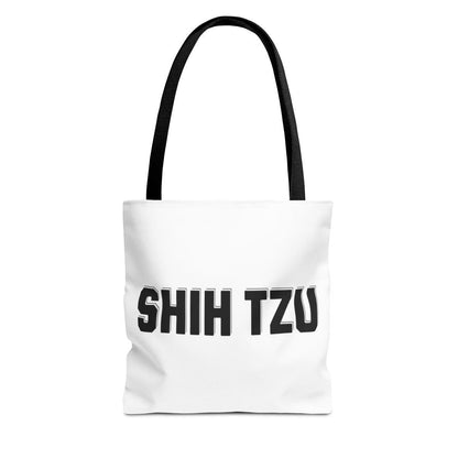 Shih Tzu Text Tote Bag - Stylish & Durable Gift for Shih Tzu Lovers