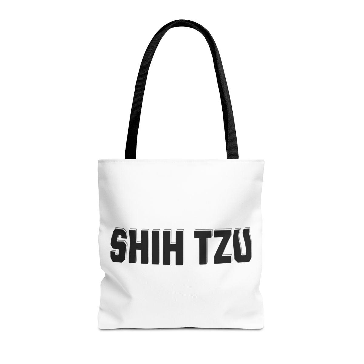 Shih Tzu Text Tote Bag - Stylish & Durable Gift for Shih Tzu Lovers