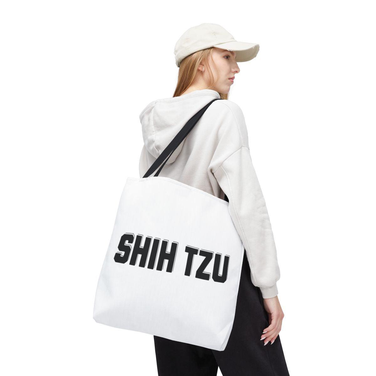 Shih Tzu Text Tote Bag - Stylish & Durable Gift for Shih Tzu Lovers