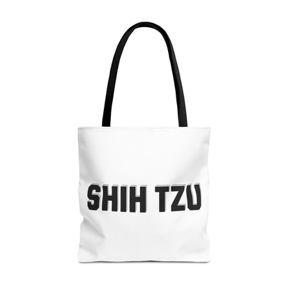 Shih Tzu Text Tote Bag - Stylish & Durable Gift for Shih Tzu Lovers