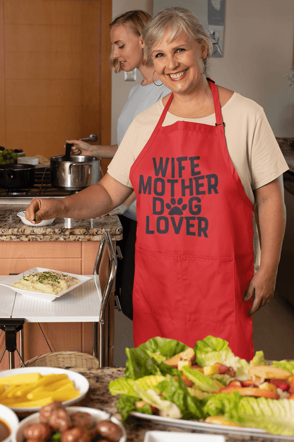 Wife Mother Dog Lover Apron - Shih Tzu Gifts