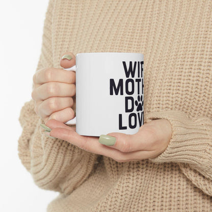 Wife Mother Dog Lover Mug - Shih Tzu Gifts